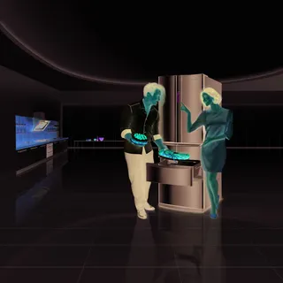 摄影底片人物交流免抠