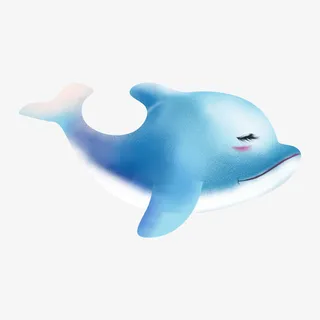 胖胖可爱的鲸鱼免抠