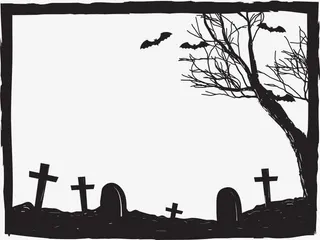 万圣节创意边框免抠