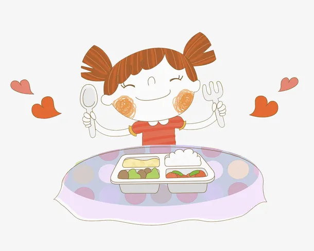 开心的女孩免抠