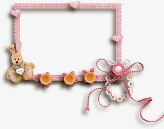 儿童相册相片边框免抠