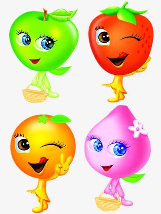 水果小男女免抠