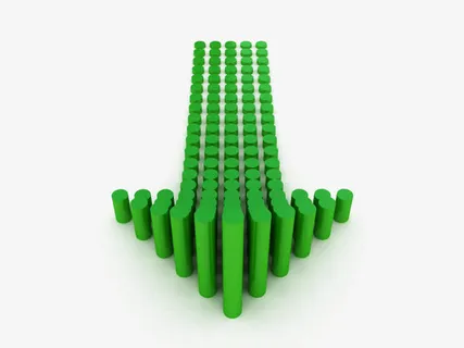 绿色拼合箭头免抠