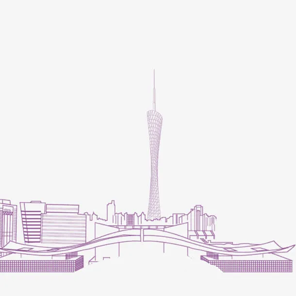 创意合成剪纸风格城市建筑免抠