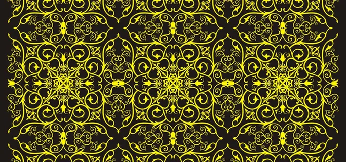 黄色底纹黑色高清