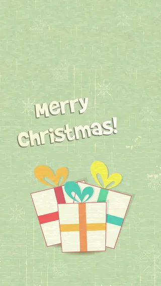 简约扁平礼物H5图高清