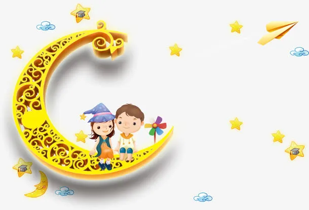 月亮元素免抠