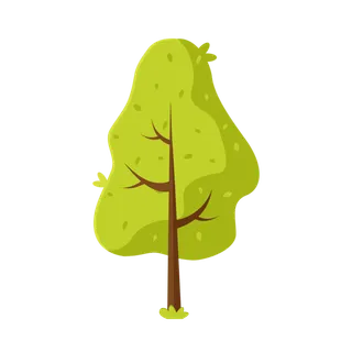 春天的树矢量高清