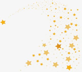 美丽流星轨迹花纹免抠