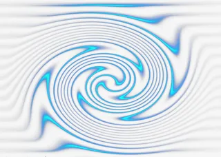 蓝色炫酷动感波纹免抠