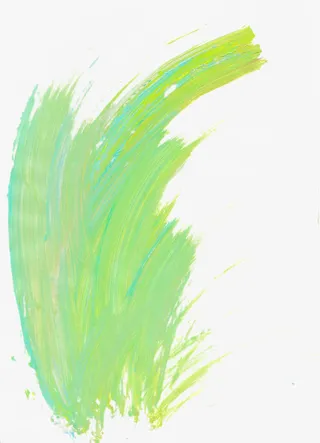 彩色颜料绘画涂抹免抠