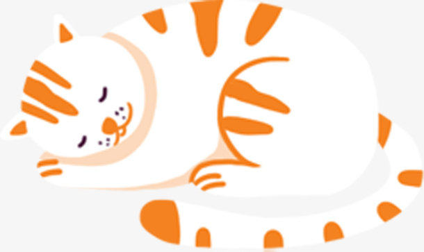 可爱  猫咪  有趣  白色免抠