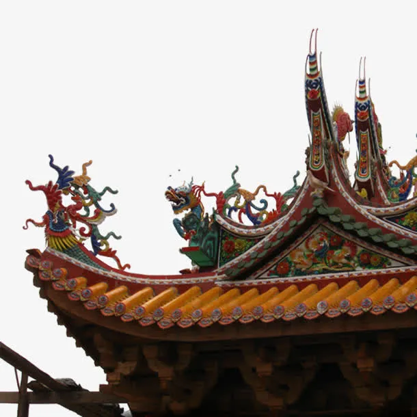 琉璃瓦屋檐免抠