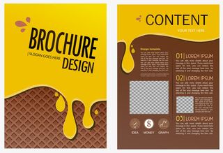 餐饮宣传单免抠