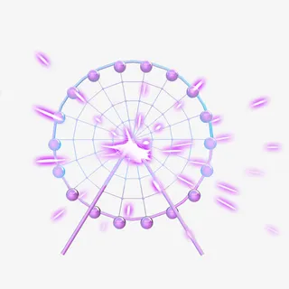 卡通摩天轮免抠