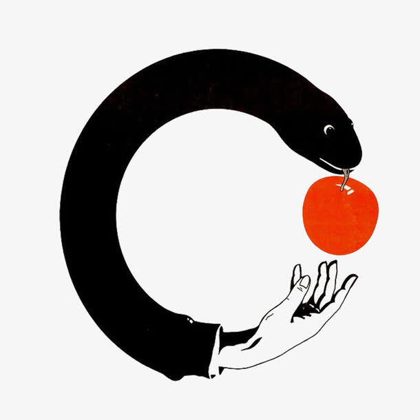 手与黑蛇免抠