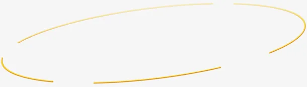 橙色渐变不规则圆形高清素材免抠