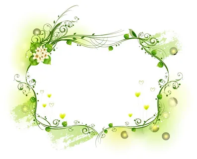 绿色花纹背景高清