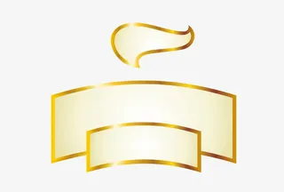 黄色成套价格签免抠