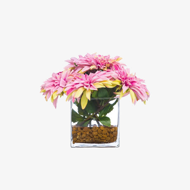 欧美流行插花 绿植物 鲜花软装免抠
