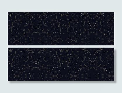 炫酷黑色创意banner背景高清