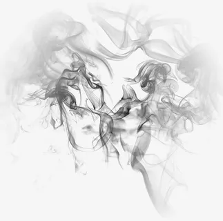 水墨烟雾画免抠