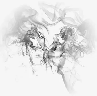 水墨烟雾画免抠