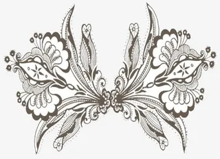 民族绣花图案免抠