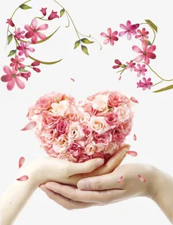 婚庆花朵素材免抠