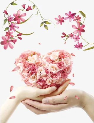 婚庆花朵素材免抠