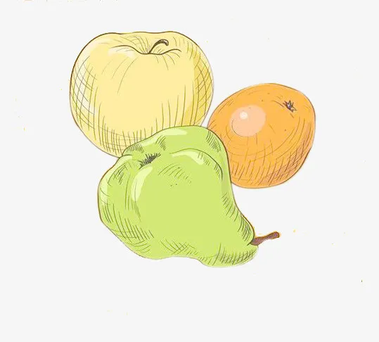 手绘水果免抠