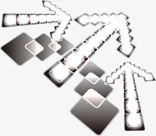 矢量箭头光点正方形设计素材免抠