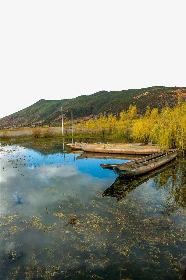 美丽的泸沽湖免抠