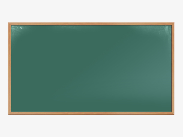 绿色黑板免抠