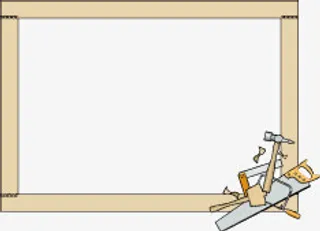 ppt幻灯花边框设计免抠