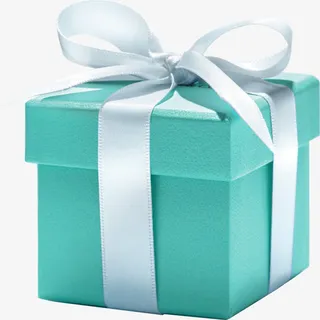 蓝色可爱糖果色礼盒免抠