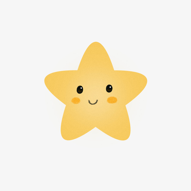 通用可爱手绘矢量表情小星星PNG素材免抠