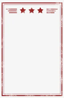 五四青年节复古边框免抠