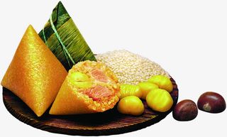 栗子养生补血粽子免抠