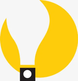 简约创意灯台招聘免抠