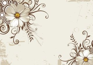 时尚花纹背景素材