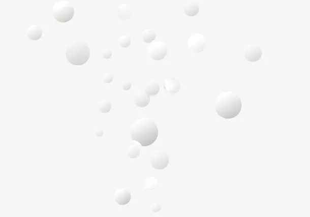 白色气泡图片素材免抠
