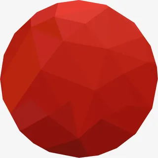 多边形球体png免抠