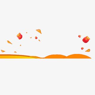 卡通淘宝海报红包飞免抠