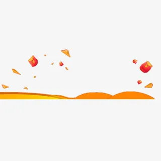 卡通淘宝海报红包飞免抠