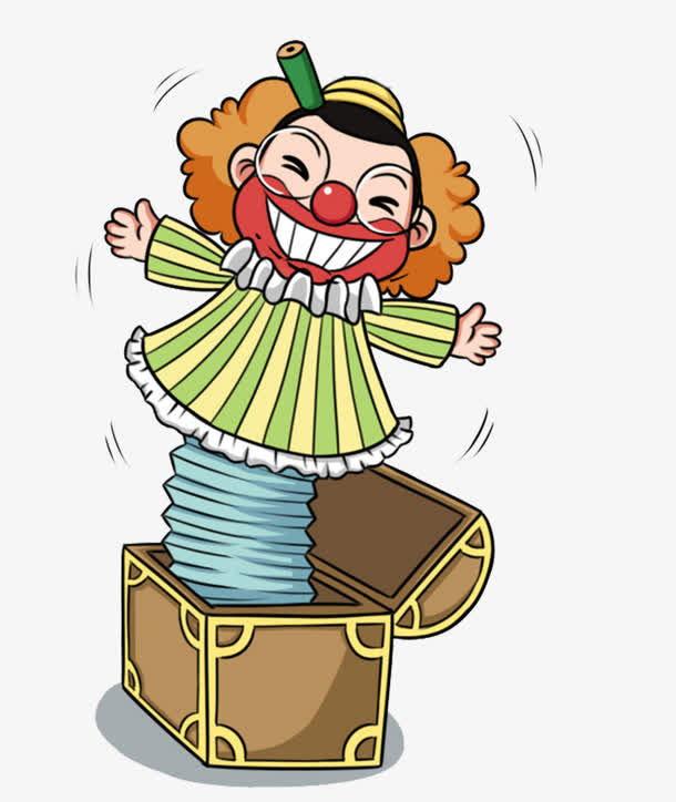 愚人节可爱小丑免抠