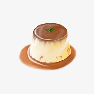 鸡蛋布丁果冻凉粉免抠