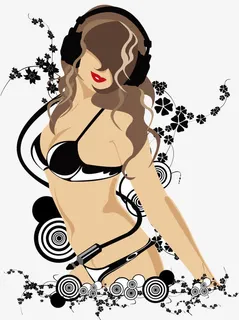 穿比基尼的美女免抠