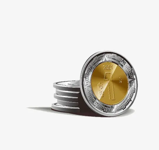 有质感的纪念金币元素免抠
