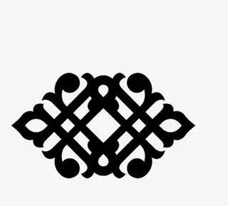 中国风复古花纹免抠